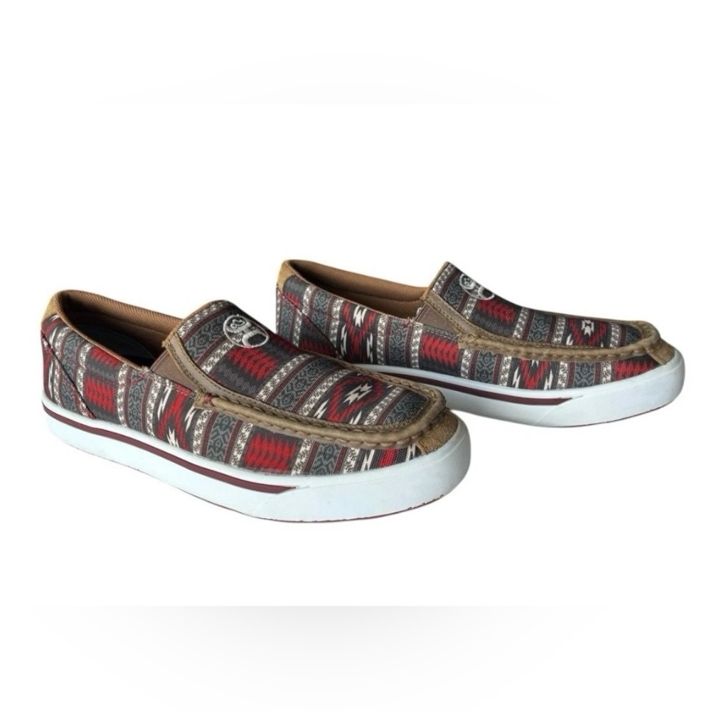Hooey X Twisted X Southwestern Slip On Shoes, Men’s 10 - Picture 3 of 11